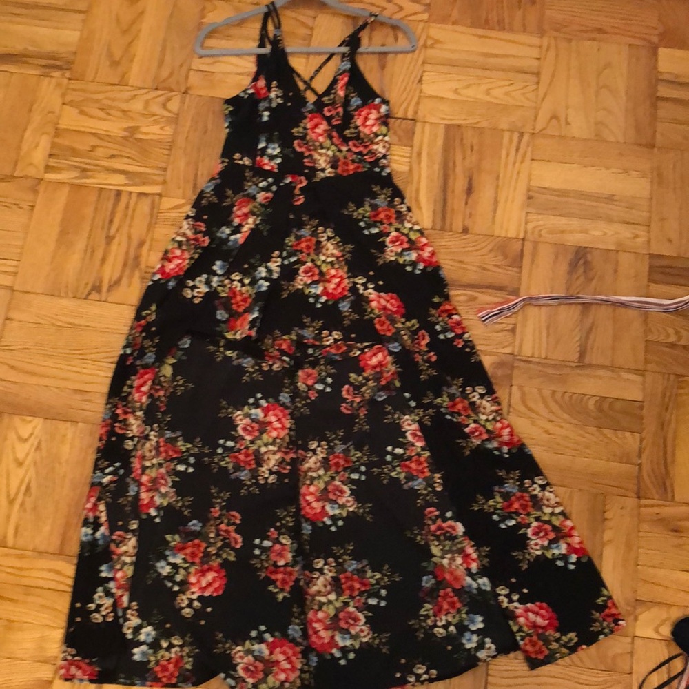 Romper with long back
